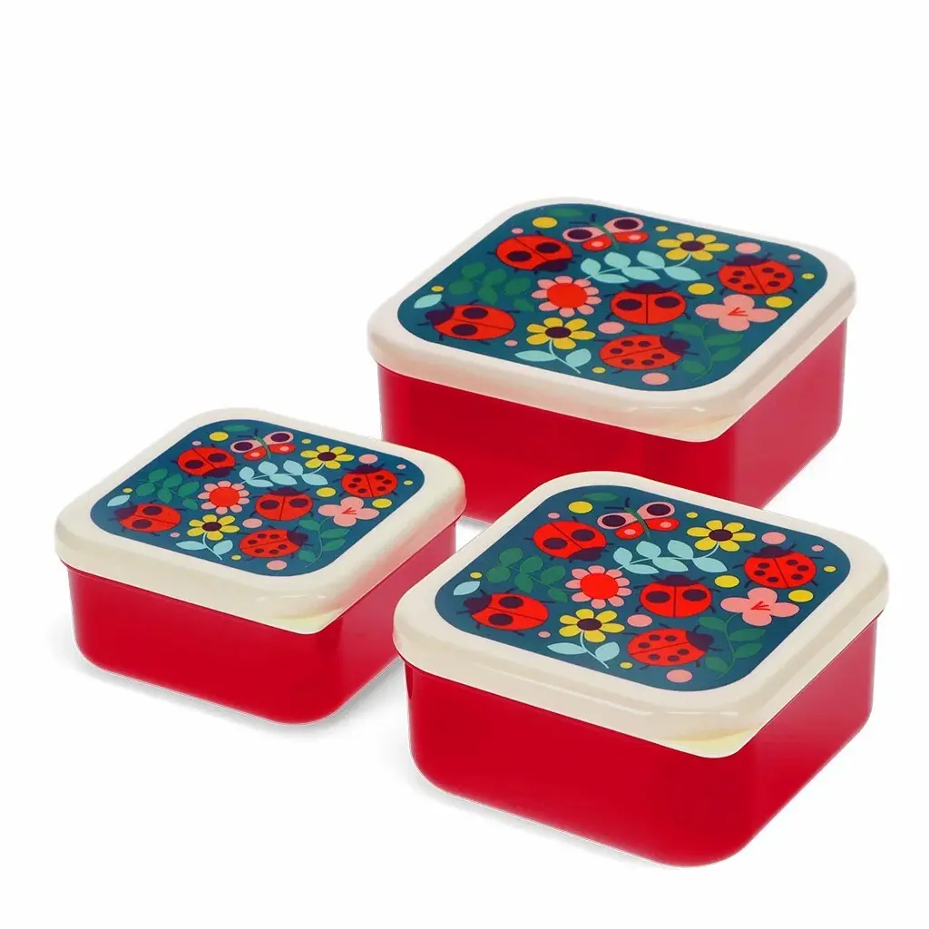 Rex London Cajas de aperitivos Coccinelle (x3) RED
