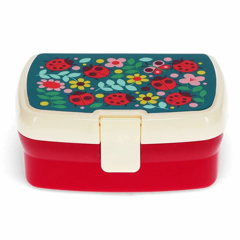Rex London Fiambrera con bandeja Coccinelle RED