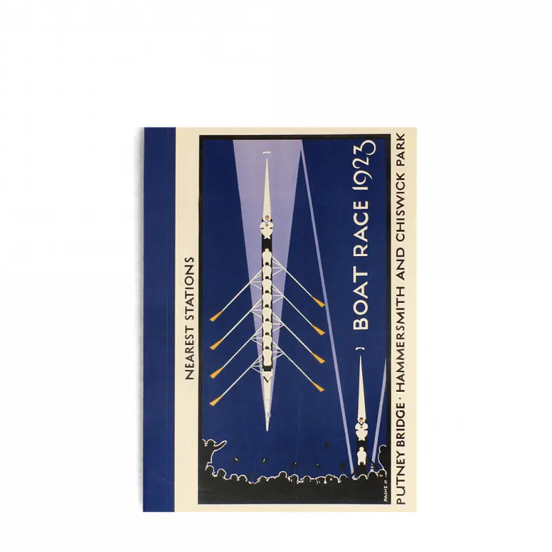 Rex London Bloc de notas a6 TfL Boat Race BLUE