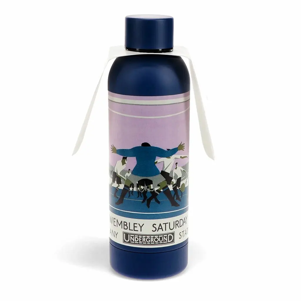 Rex London Botella de acero aislante para bebidas TfL Cup Final BLUE