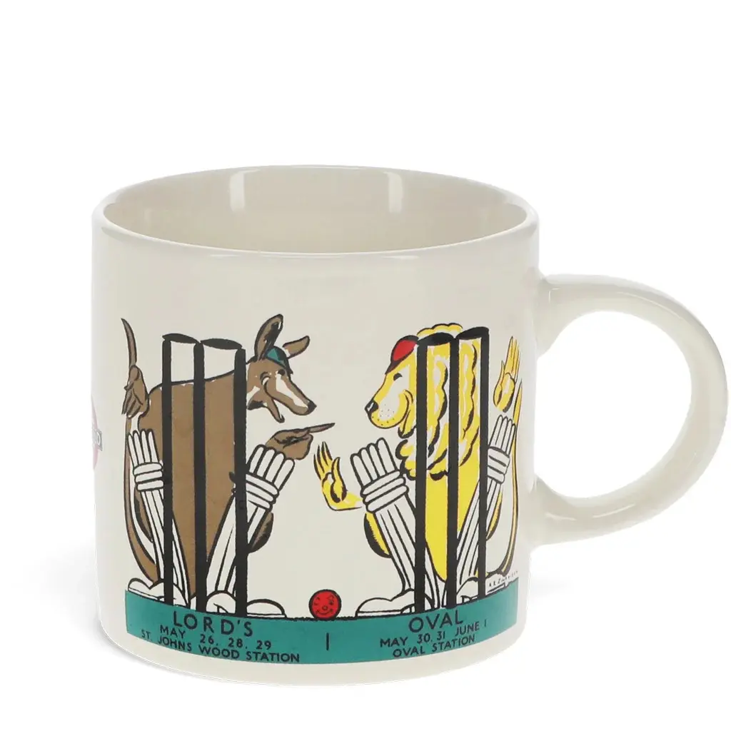 Rex London Taza de cerámica «las cenizas» TfL WHITE