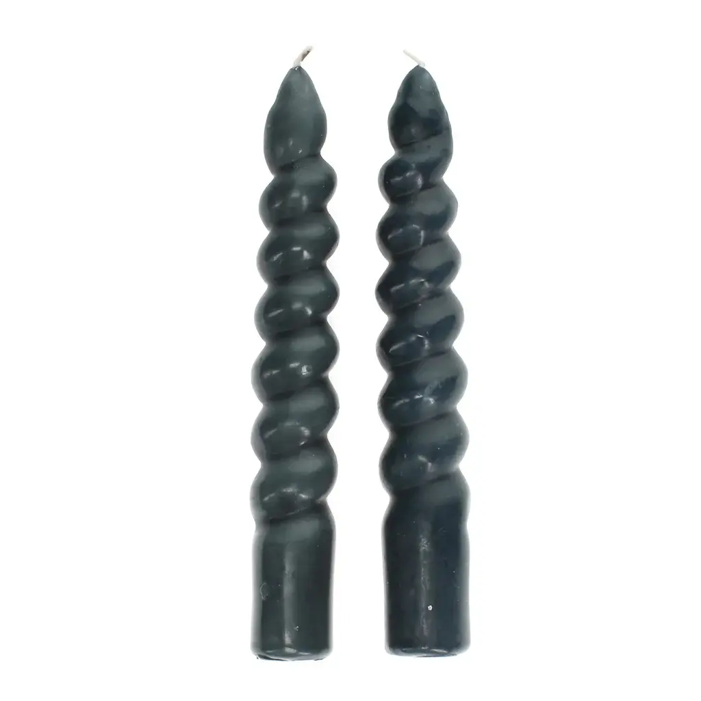 Rex London Velas trenzadas (x2) GRAY
