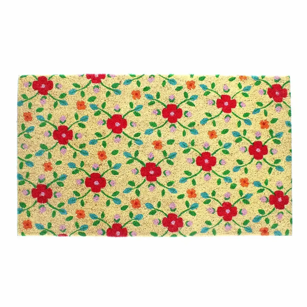 Rex London Felpudo Floral RED