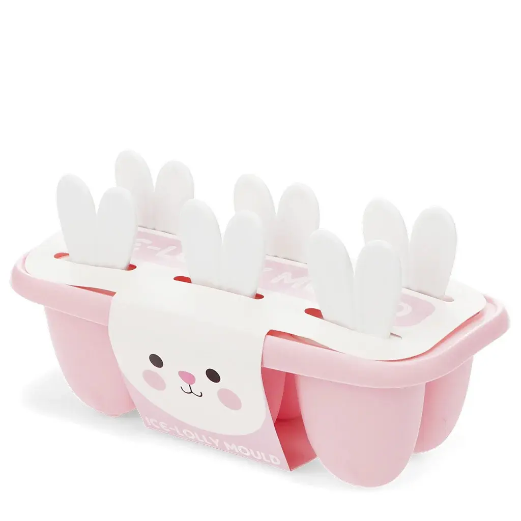 Rex London Moldes para paletas de helado en forma de orejas de conejo PINK