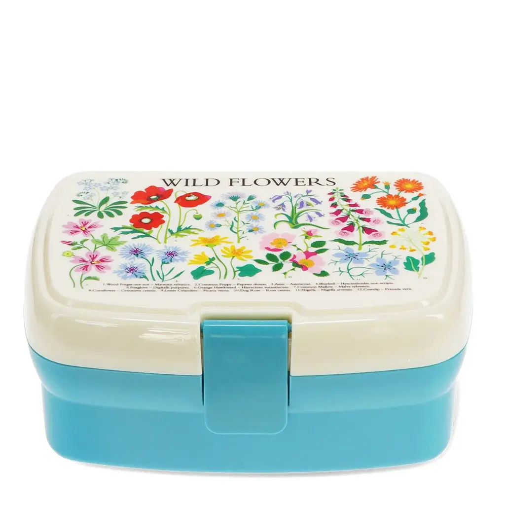 Rex London Cajas y otros tipos de almacenamiento Wild Flower With Tray BLUE