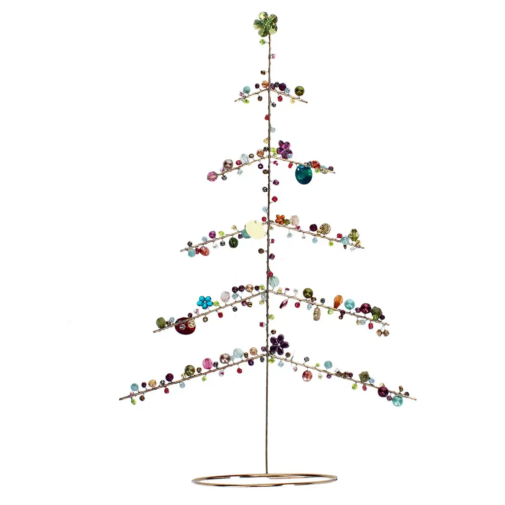 Rex London Objeto decorativo árbol de perlas hecho a mano YELLOW