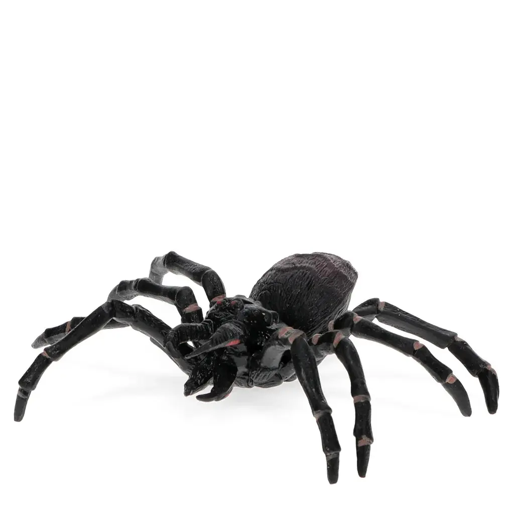 Rex London Figurita de tarántula realista BLACK