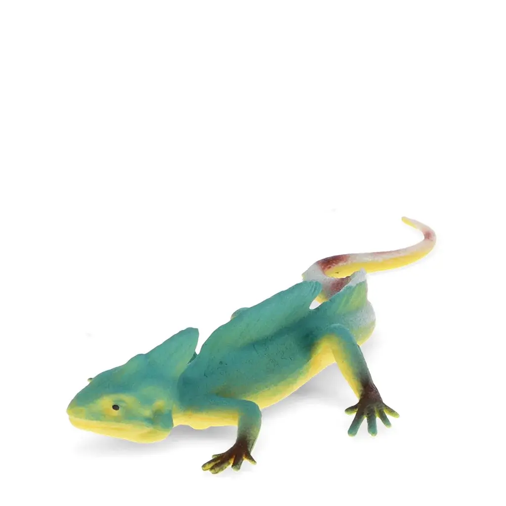 Rex London Figurita de lagarto realista con doble corona GREEN