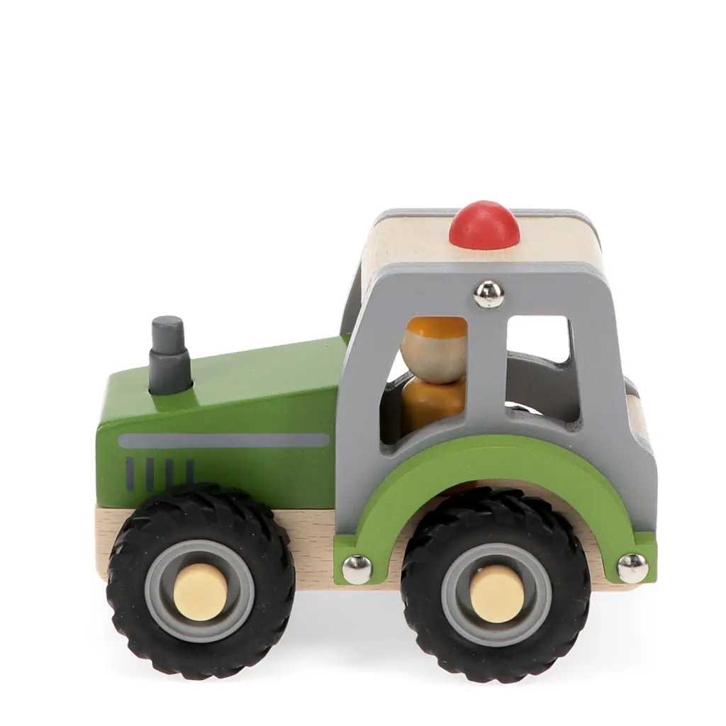 Rex London Juegos de coches de madera Tractor GREEN