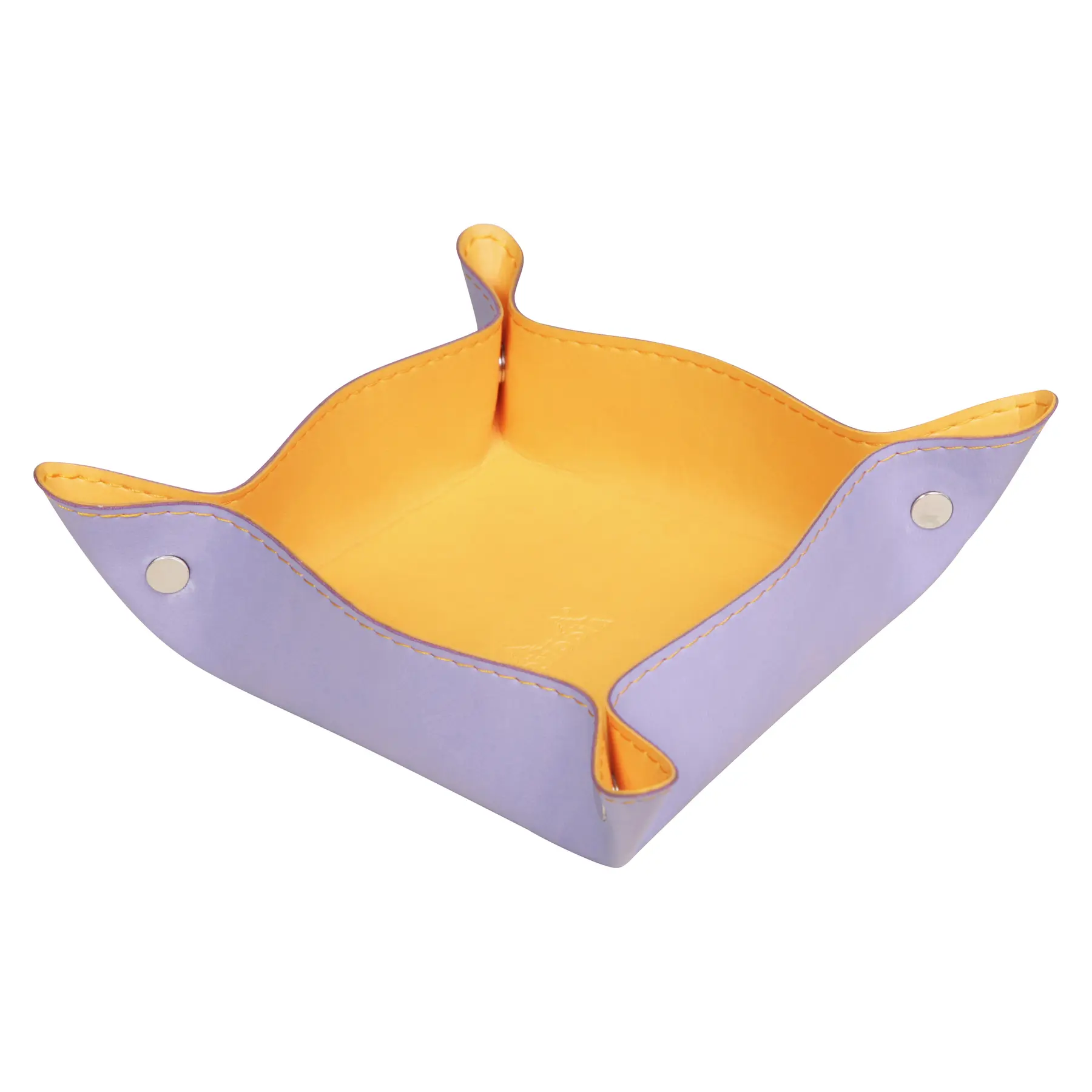 Rhodia Organizador de mesa reversible de cuero sintético italiano Rhodiarama PURPLE