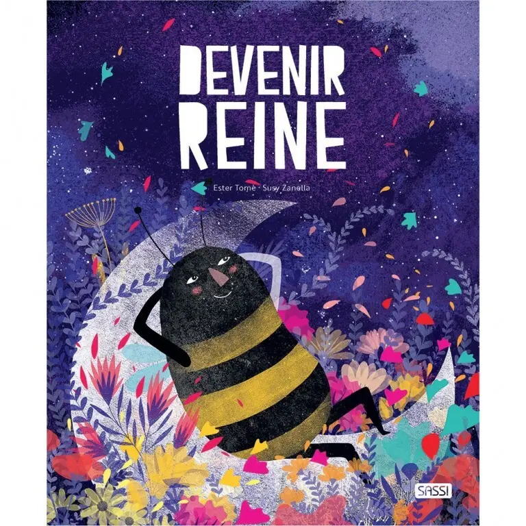 Sassi Libro infantil Devenir Reine PURPLE