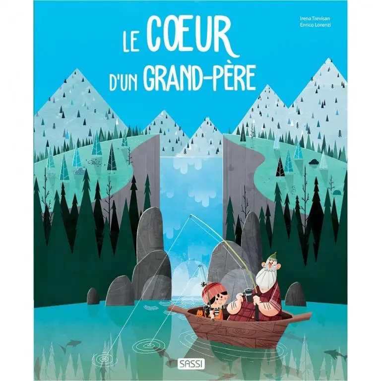 Sassi Libro infantil Le Cœur D’Un Grand-Père BLUE