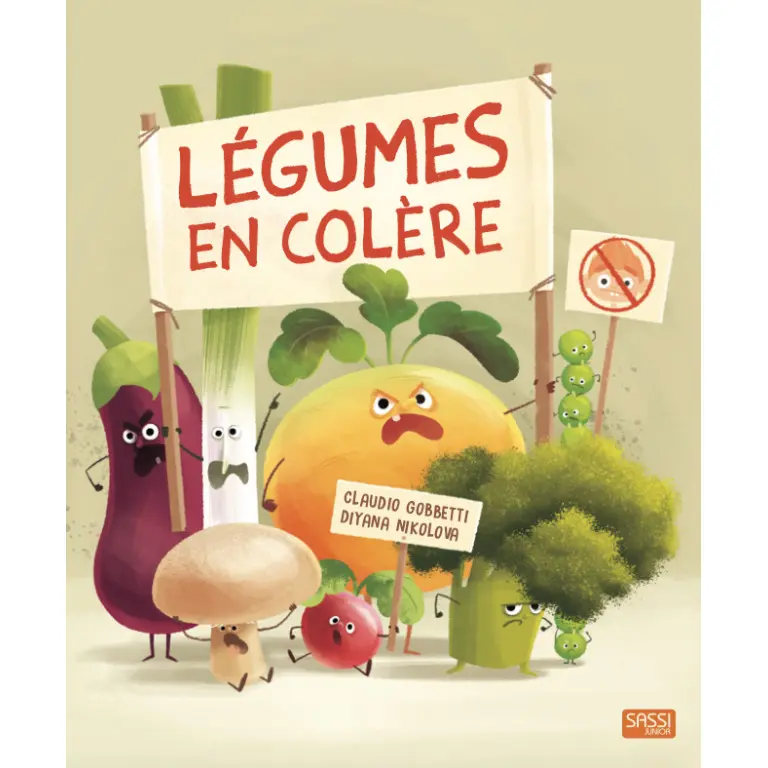 Sassi Libro infantil Legumes En Colere MULTICOLOR