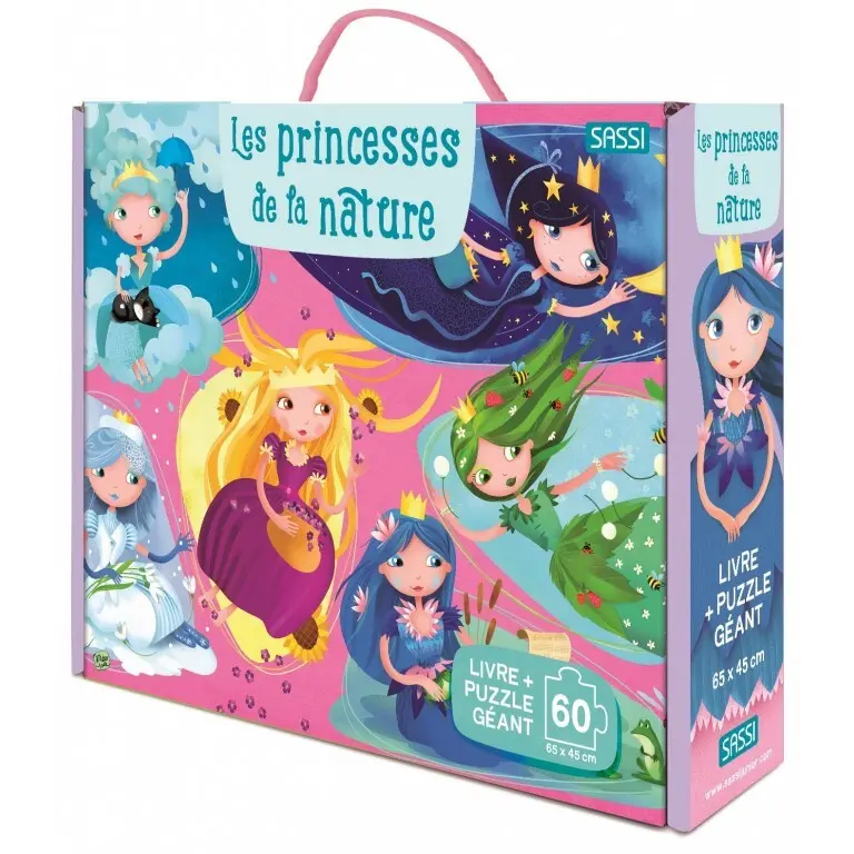 Sassi Puzzle Princesses De La Nature (x60) PINK