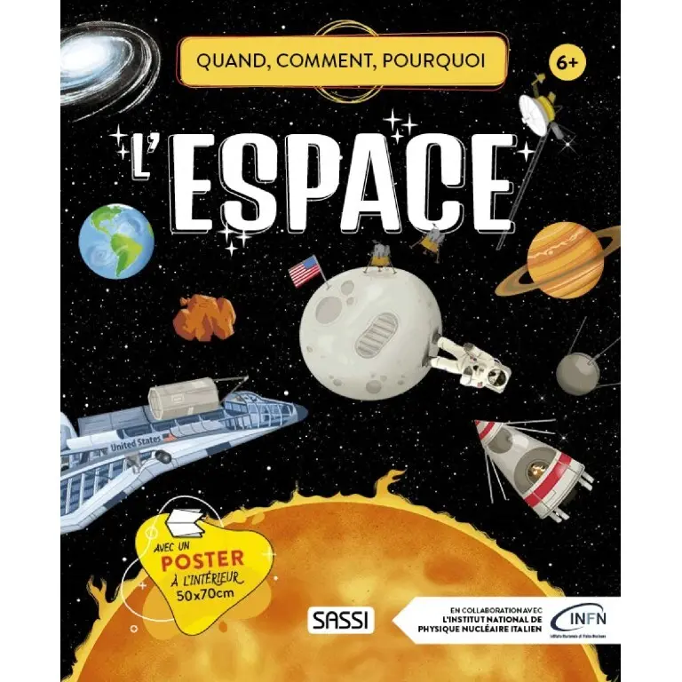 Sassi Libro infantil L’Espace BLACK