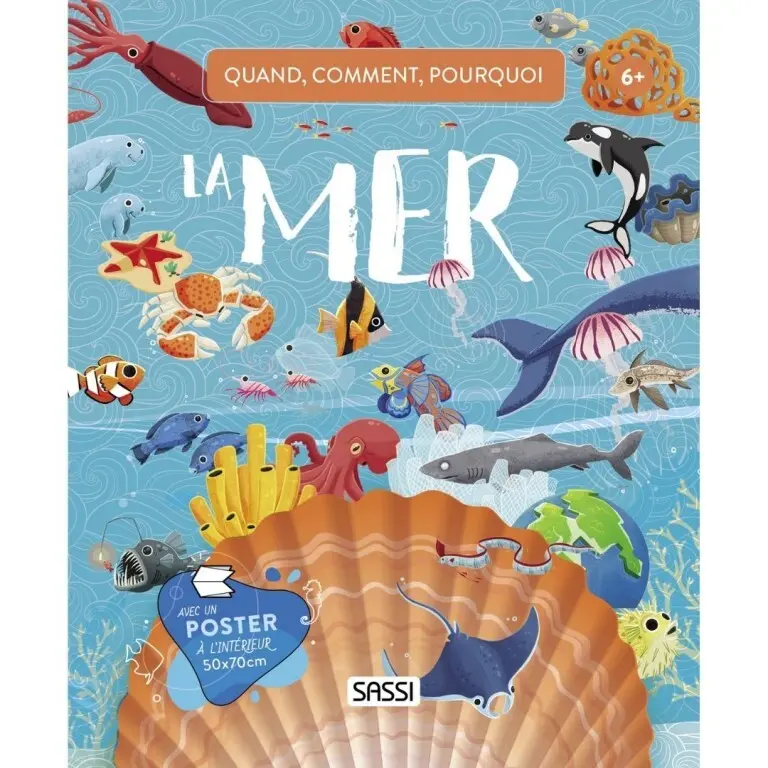 Sassi Libro infantil La Mer BLUE