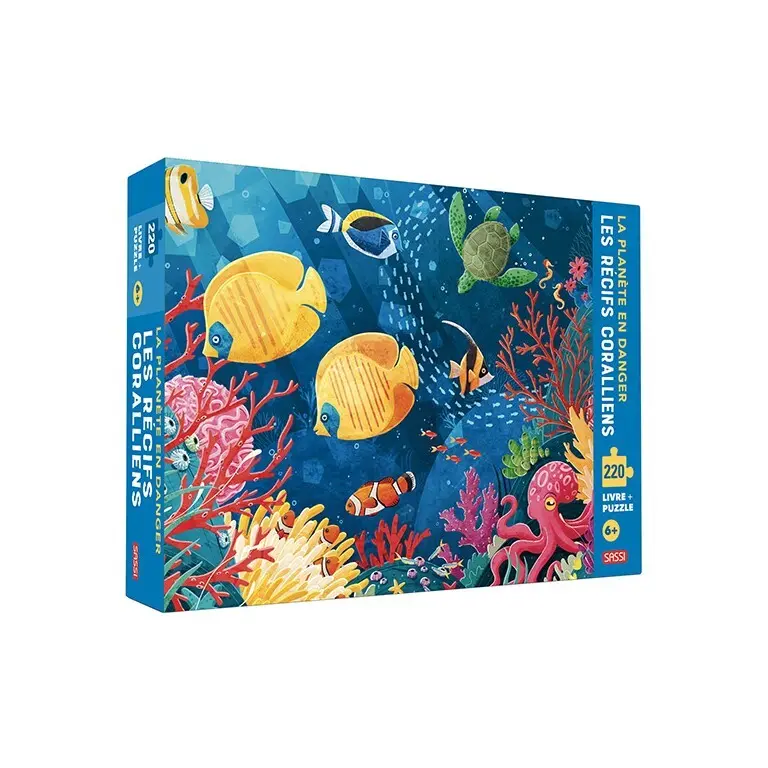 Sassi Libro infantil Le Récif Corallien BLUE