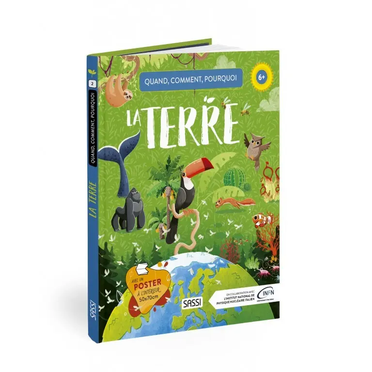 Sassi Libro infantil La Terre GREEN