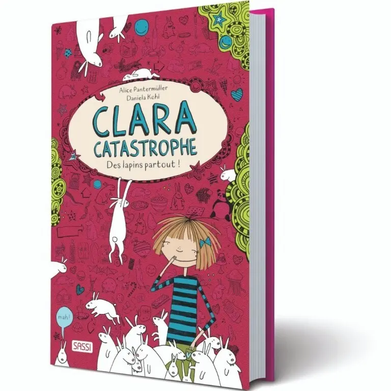 Sassi Libro infantil Clara Catastrophe – Des Lapins Partout! PINK