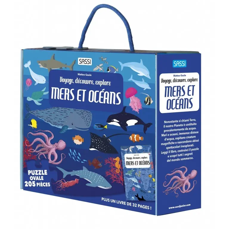 Sassi Libro infantil Mers Et Oceans BLUE