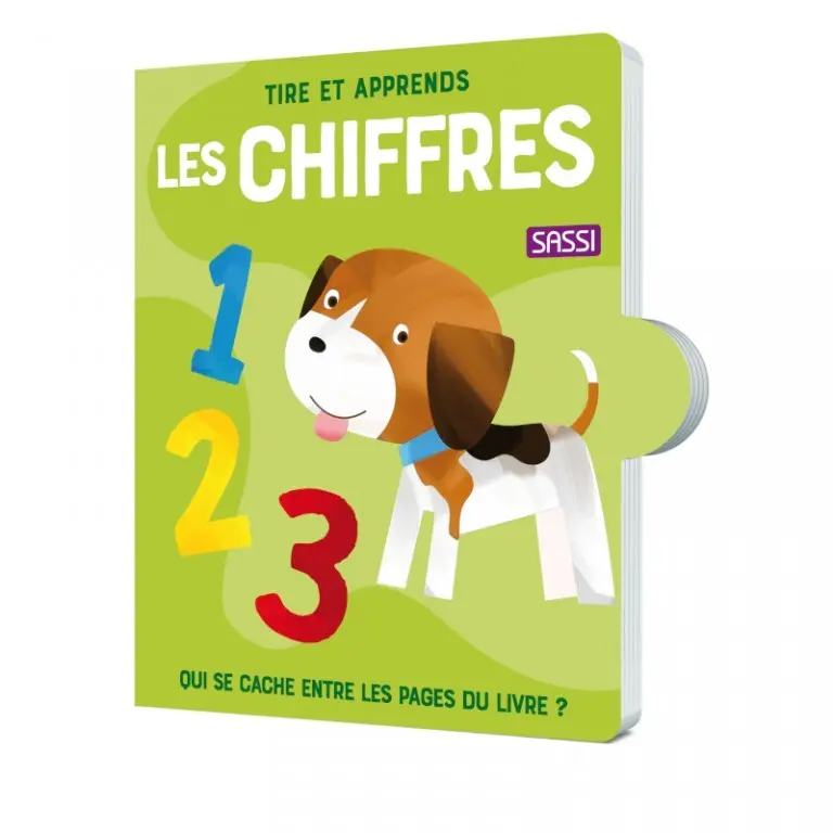 Sassi Libro infantil Les Chiffres GREEN