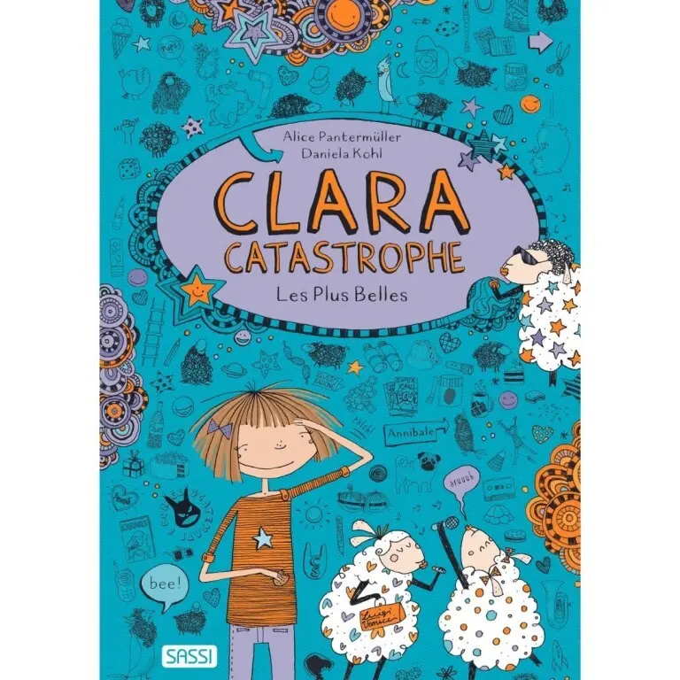 Sassi Libro infantil Clara Catastrophe – A Bas Les Brebis BLUE