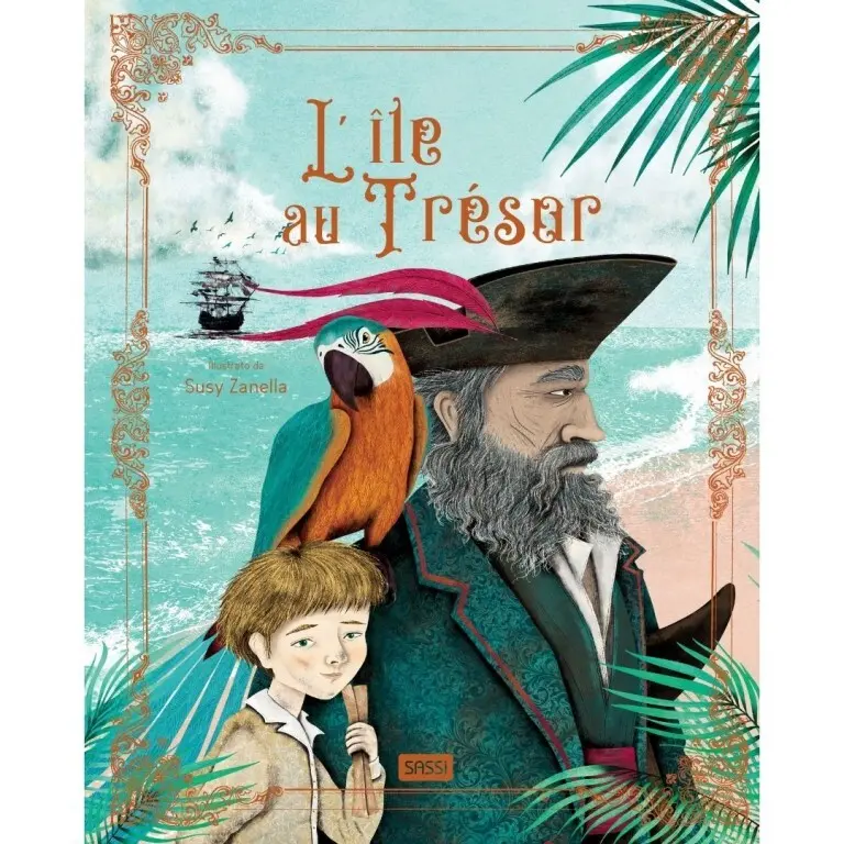 Sassi Libro infantil L’Ile Au Tresor BLUE