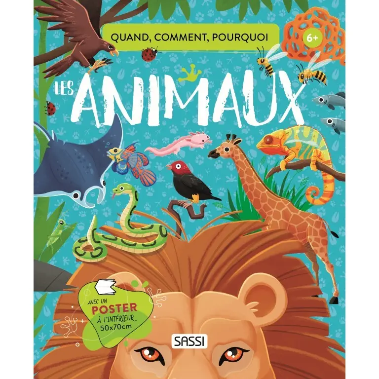 Sassi Libro infantil Les Animaux GREEN