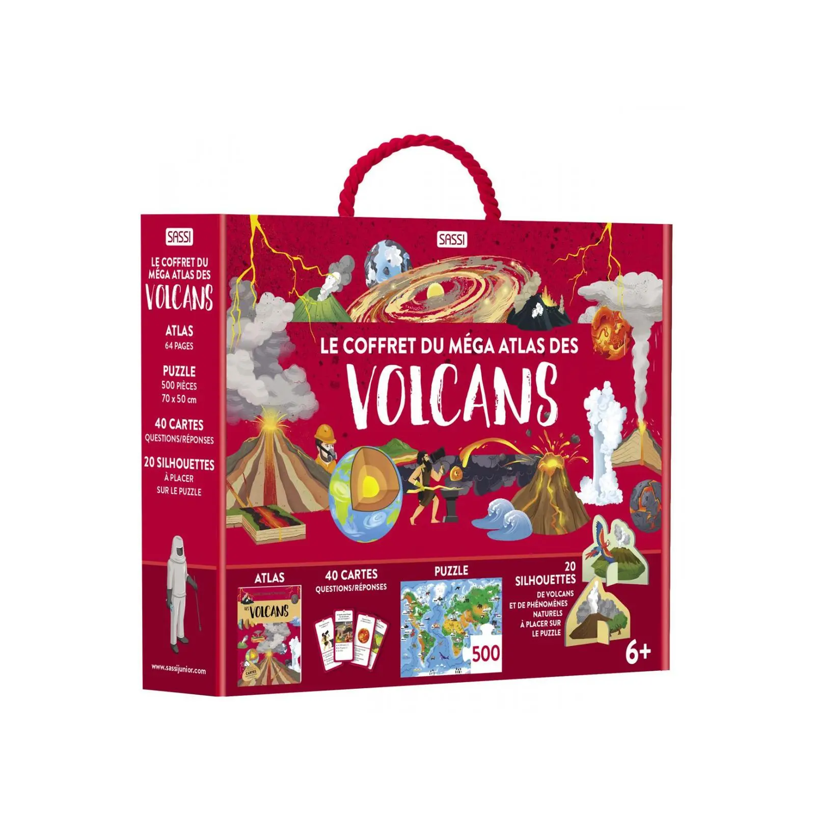 Sassi Mega Atlas de los Volcanes RED