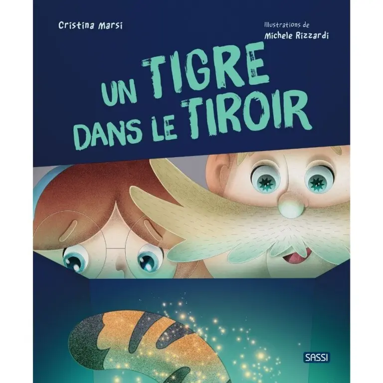 Sassi Libro infantil Un Tigre Dans Le Tiroir BLUE