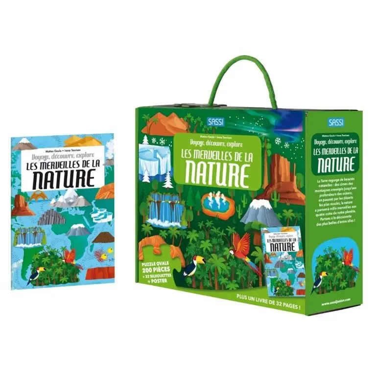 Sassi Libro infantil Les Merveilles De La Nature GREEN