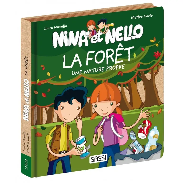 Sassi Libro infantil La nature propre – Nina et Nello GREEN
