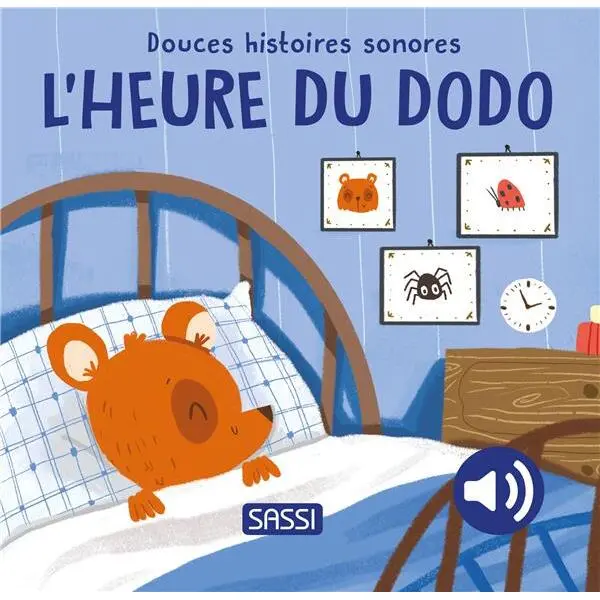 Sassi Libro infantil L’heure Du Dodo BLUE
