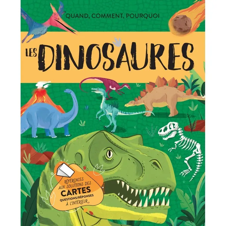 Sassi Libro infantil le coffret des dinosaures Mega Atlas GREEN
