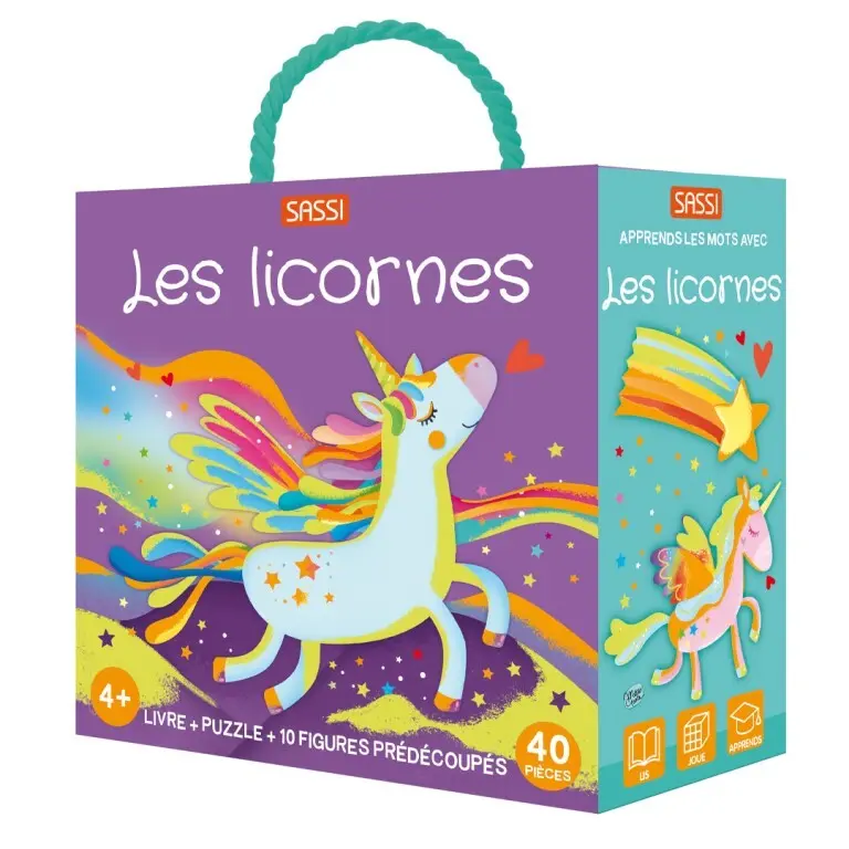 Sassi Puzzle Les Licornes PURPLE