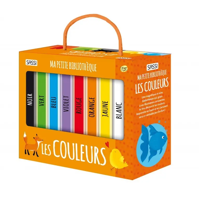Sassi Libro infantil Les Couleurs ORANGE