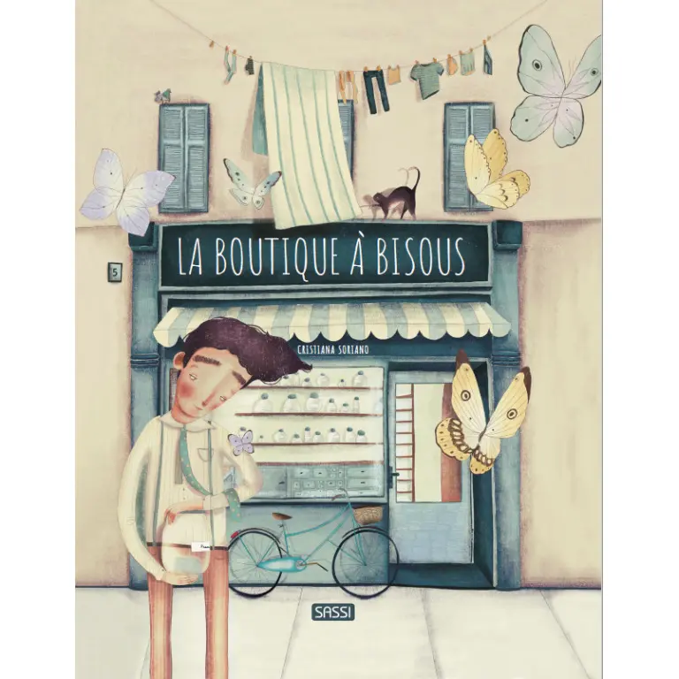 Sassi Libro infantil La Boutique A Bisous BEIGE
