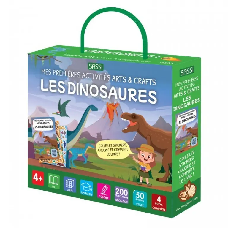 Sassi Libro infantil Les Dinosaures MULTICOLOR