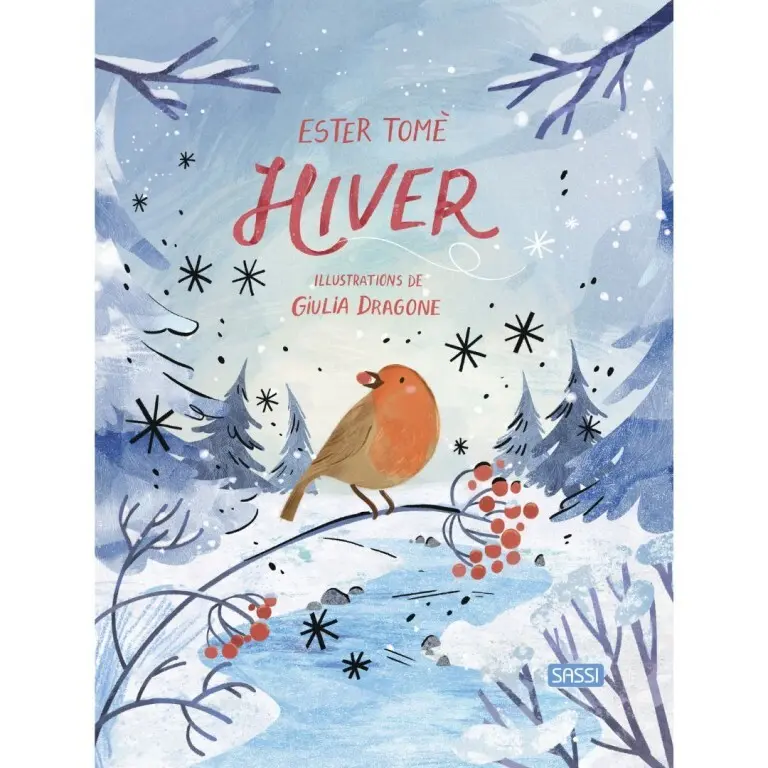 Sassi Libro infantil Hiver PURPLE