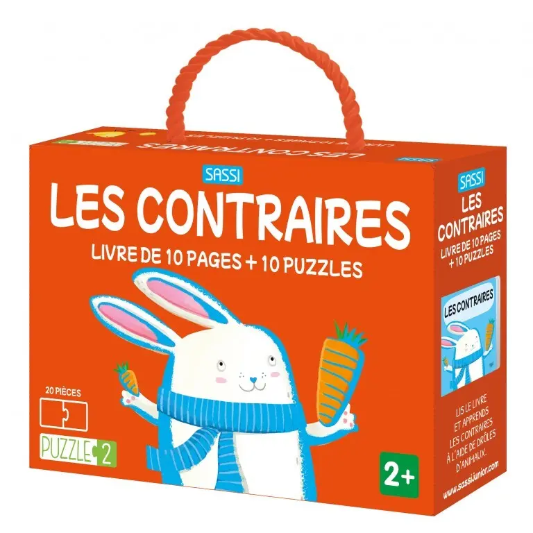 Sassi Puzzle Les Contraires ORANGE