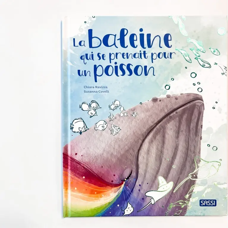 Sassi Libro infantil La Baleine Qui Se Prenait Pour Un Poisson BLUE