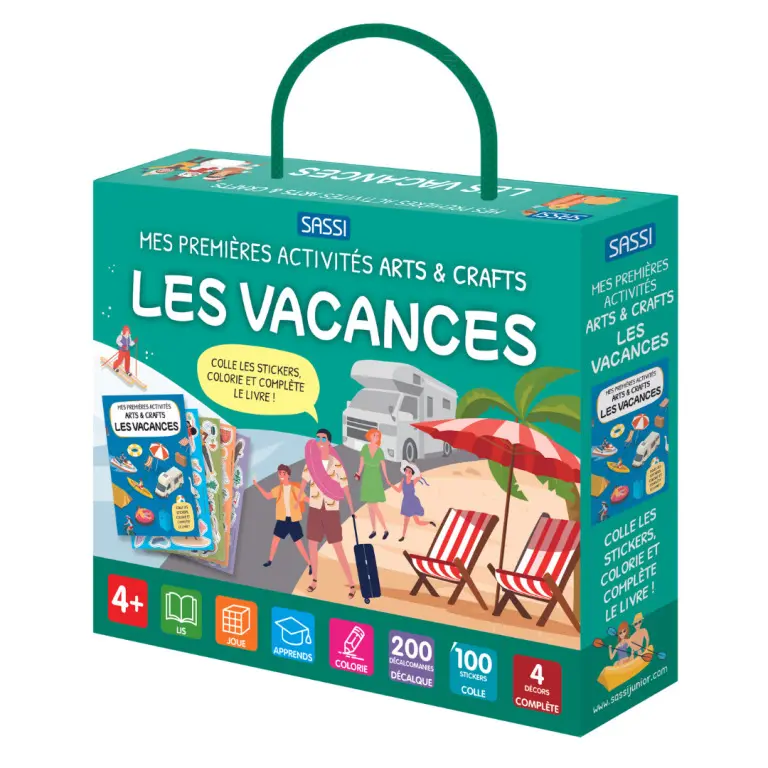 Sassi Libro infantil Les Vacances- Arts & Crafts BLUE