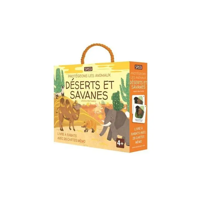 Sassi Libro infantil Déserts Et Savanes YELLOW