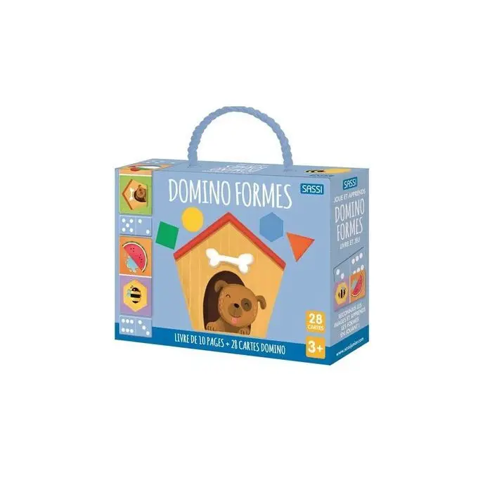 Sassi Juegos y educación Domino Formes BLUE