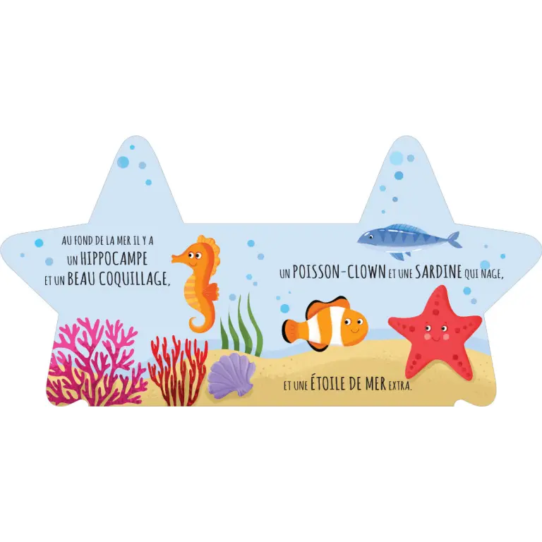 Sassi Libro infantil Les Amis De La Mer BLUE