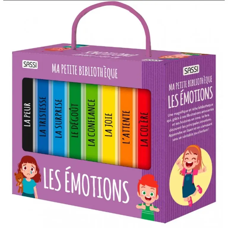 Sassi Libro infantil Les Emotions PURPLE