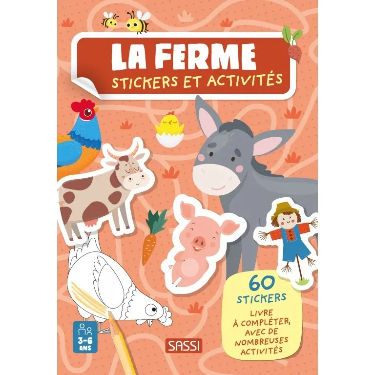 Sassi Libro infantil La Ferme ORANGE