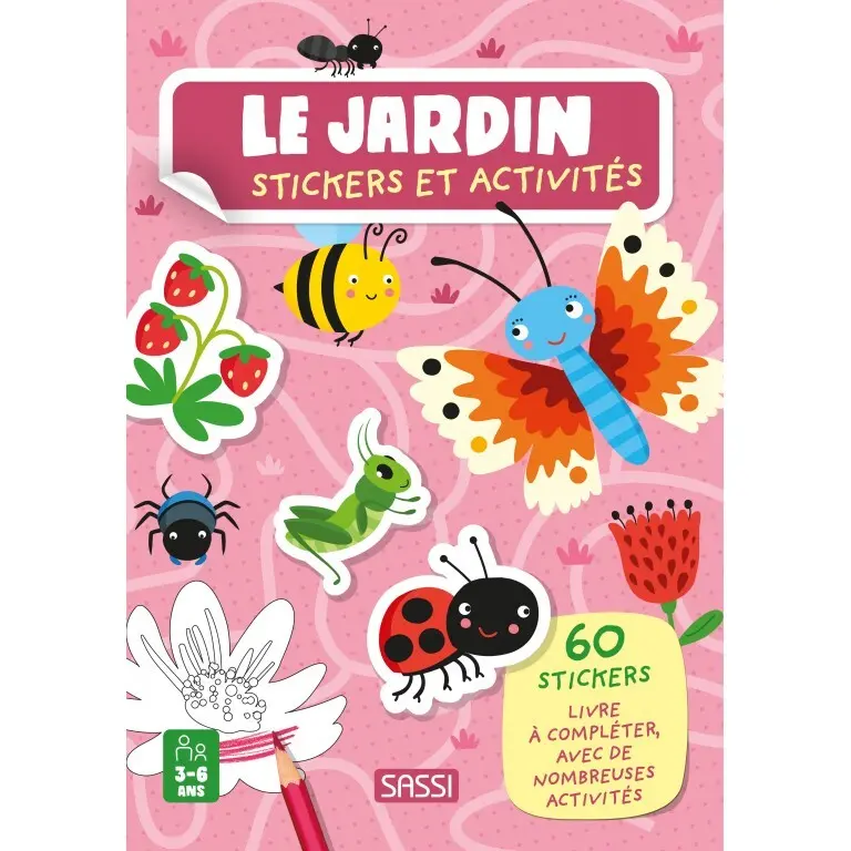Sassi Libro infantil Le Jardin PINK