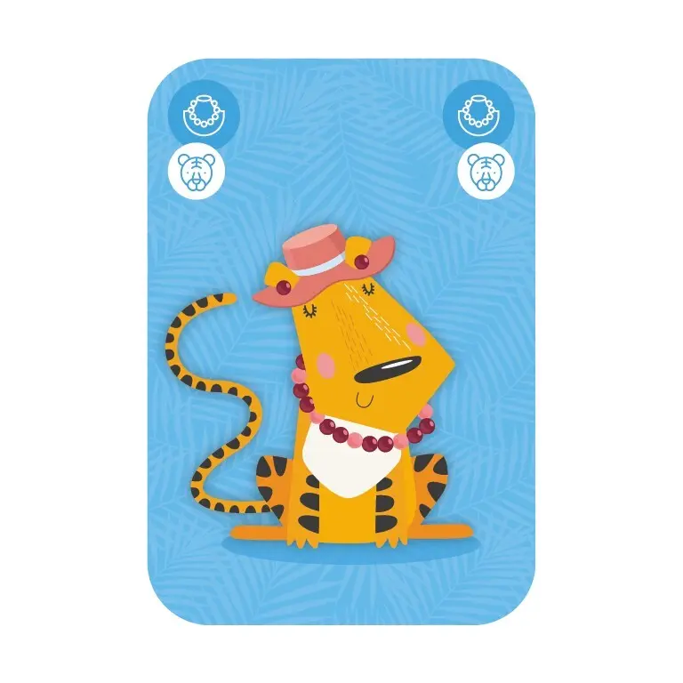 Sassi Juegos de cartas Le Super 7 Familles. La Jungle GREEN