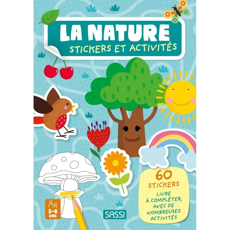 Sassi Libro infantil La Nature BLUE